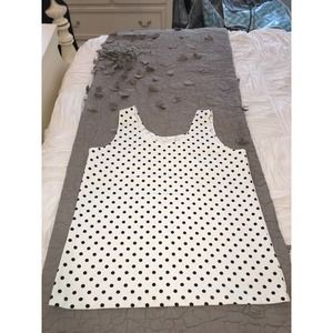 Chico's Black & White Tank SZ 3 (XL)